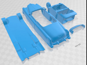 cadillac eldorado 1953 printable car 3Dプリントモデル