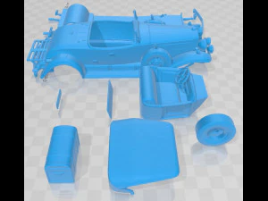 cadillac v16 roadster 1930 printable car 3D Print Model