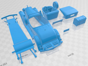 cadillac v16 roadster 1930 printable car 3D Принт Модель