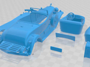 cadillac v16 roadster 1930 printable car 3D Print Model