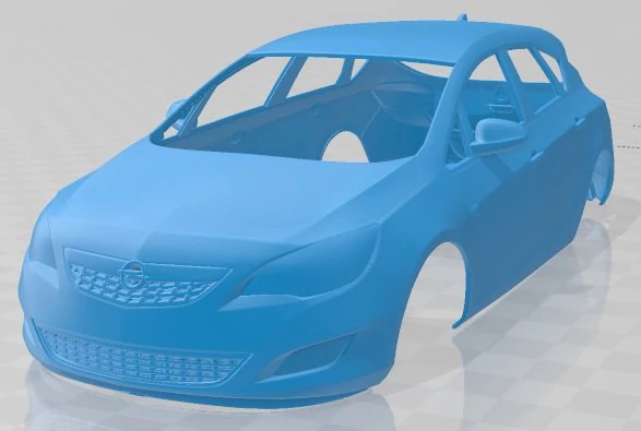 opel astra j 2011 printable car 3D Print Model .c4d .max .obj .3ds .fbx .stl .blend 
