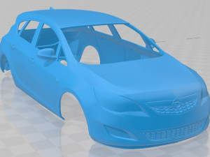 opel astra j 2011 printable car 3D Принт Модель