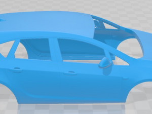 opel astra j 2011 printable car 3D Принт Модель