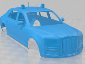 aurus senat 4123 sedan guard 2018 printable body car 3D-Druckmodell