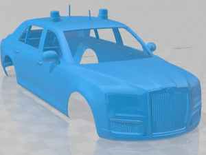 aurus senat 4123 sedan guard 2018 printable body car 3D Print Model