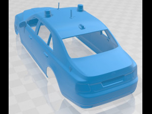 aurus senat 4123 sedan guard 2018 printable body car 3D-Druckmodell