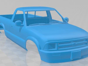 chevrolet s10 single cab 1994 printable body car 3D Print Model