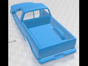 chevrolet s10 single cab 1994 printable body car 3D Print Model