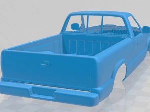 chevrolet s10 single cab 1994 printable body car 3D Print Model