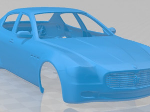maserati quattroporte 2004 printable body car Modello di stampa 3D