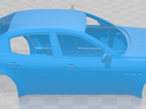 maserati quattroporte 2004 printable body car Modello di stampa 3D