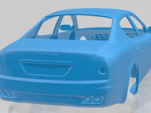 maserati quattroporte 2004 printable body car 3D Print Model
