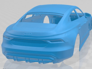 audi rs e-tron gt printable body car 3D printmodel