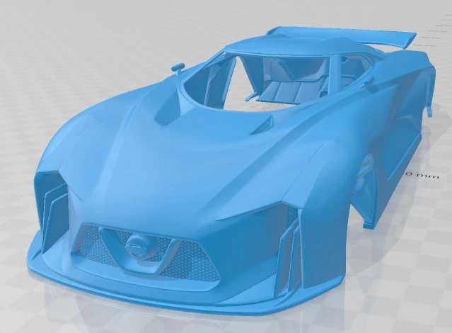 nissan 2020 vision gran turismo 2014 printable body car 3D Print Model .c4d .max .obj .3ds .fbx .stl .blend 
