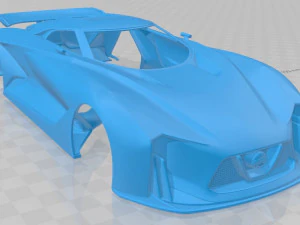 nissan 2020 vision gran turismo 2014 printable body car 3D Print Model