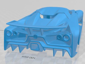 nissan 2020 vision gran turismo 2014 printable body car 3D Print Model