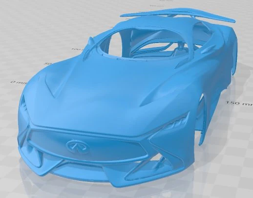 infiniti vision gran turismo 2014 printable body car 3D Print Model .c4d .max .obj .3ds .fbx .stl .blend