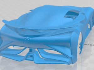 infiniti vision gran turismo 2014 printable body car 3D-printmodel
