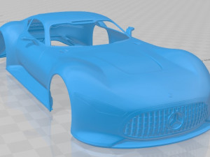 mercedes vision gran turismo concept printable body car Modelo de impresión 3D