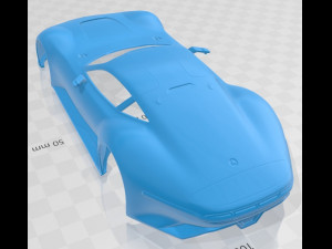 mercedes vision gran turismo concept printable body car Modelo de impresión 3D
