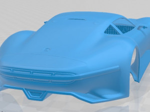 mercedes vision gran turismo concept printable body car Modelo de impresión 3D