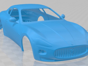 maserati gran turismo 2011 printable body car Modello di stampa 3D