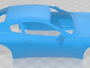maserati gran turismo 2011 printable body car Modello di stampa 3D