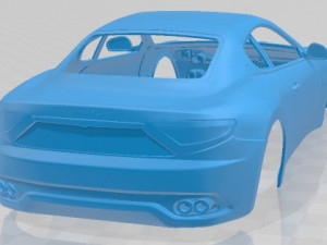 maserati gran turismo 2011 printable body car Modello di stampa 3D
