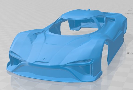 nio ep9 2017 printable body car 3D Print Model .c4d .max .obj .3ds .fbx .stl .blend 