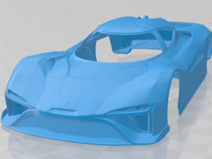 nio ep9 2017 распечатанный кузов автомобиля 3D Принт Модель