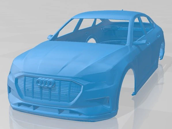audi e-tron sportback printable body car 3D Print Model .c4d .max .obj .3ds .fbx .stl .blend 