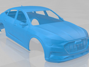 audi e-tron sportback printable body car 3D Принт Модель