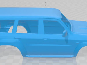 nissan patrol y61 5 door 2004 printable body car 3D Print Model