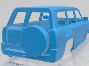 nissan patrol y61 5 door 2004 printable body car 3D Принт Модель