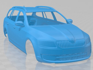 skoda octavia 2013 combi printable body car 3D-printmodel