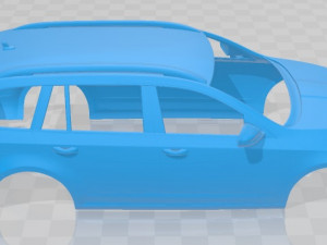 skoda octavia 2013 combi printable body car 3D-printmodel