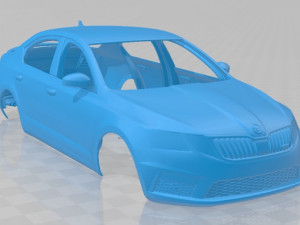 skoda octavia rs 2017 printable car 3D प्रिंट मॉडल