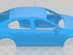 skoda octavia rs 2017 printable car 3D प्रिंट मॉडल