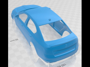 skoda octavia rs 2017 printable car 3D प्रिंट मॉडल