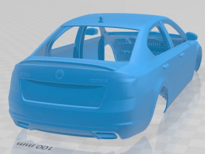skoda octavia rs 2017 printable car 3D प्रिंट मॉडल