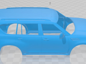 nissan patrol 2011 printable body car 3D Print Model