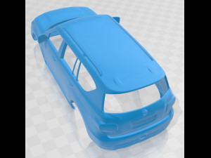 nissan patrol 2011 printable body car 3D Print Model