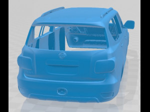 nissan patrol 2011 printable body car 3D Print Model