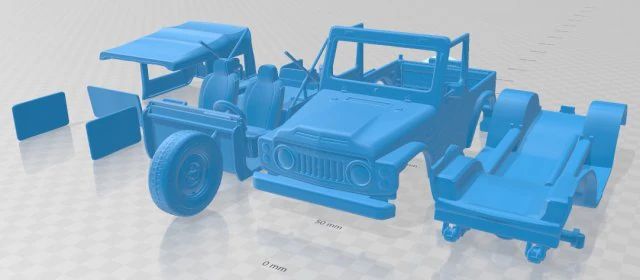 suzuki jimny 1977 printable car 3D Print Model .c4d .max .obj .3ds .fbx .stl .blend 