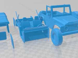 suzuki jimny 1977 printable car Model Cetak 3D