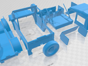 suzuki jimny 1977 printable car Model Cetak 3D