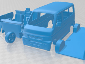 honda vamos hm2 2012 printable van Modelo de impresión 3D