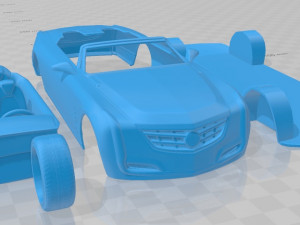 cadillac ciel 2011 printable car Modèles 3D en vedette