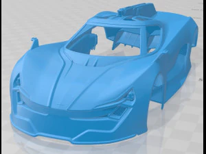 Apex Ap 0 2020 друкований кузов автомобіля 3D Принт Модель