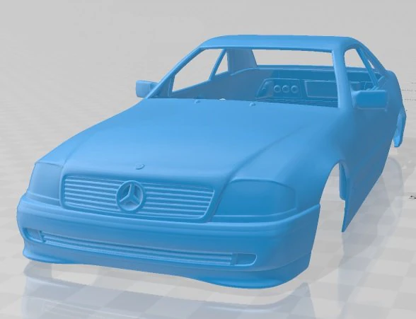mercedes benz slclass r129 2002 printable body car 3D Print Model .c4d .max .obj .3ds .fbx .stl .blend 